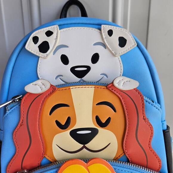 Loungefly Disney Parks Disney Dogs Figural Mini Backpack Rolly Lady Pluto - Picture 5 of 15